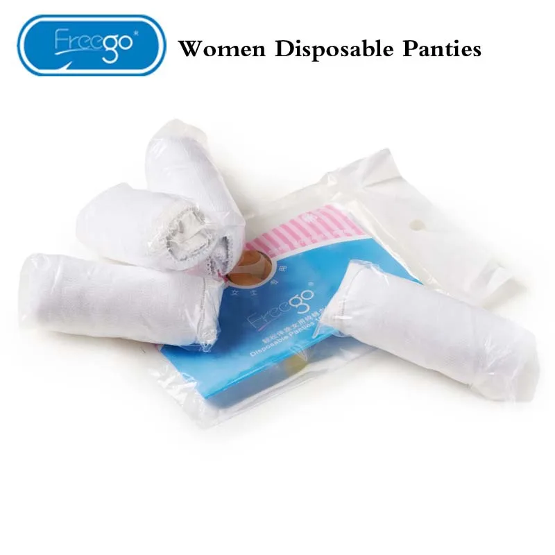 4pcs Disposable 100 Pure Cotton Women Panties Underwears Travel Hotel