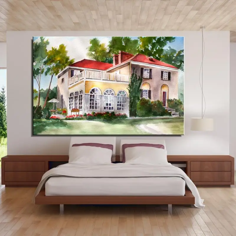 Online kaufen groÃhandel baum haus zeichnung aus china baum haus ...