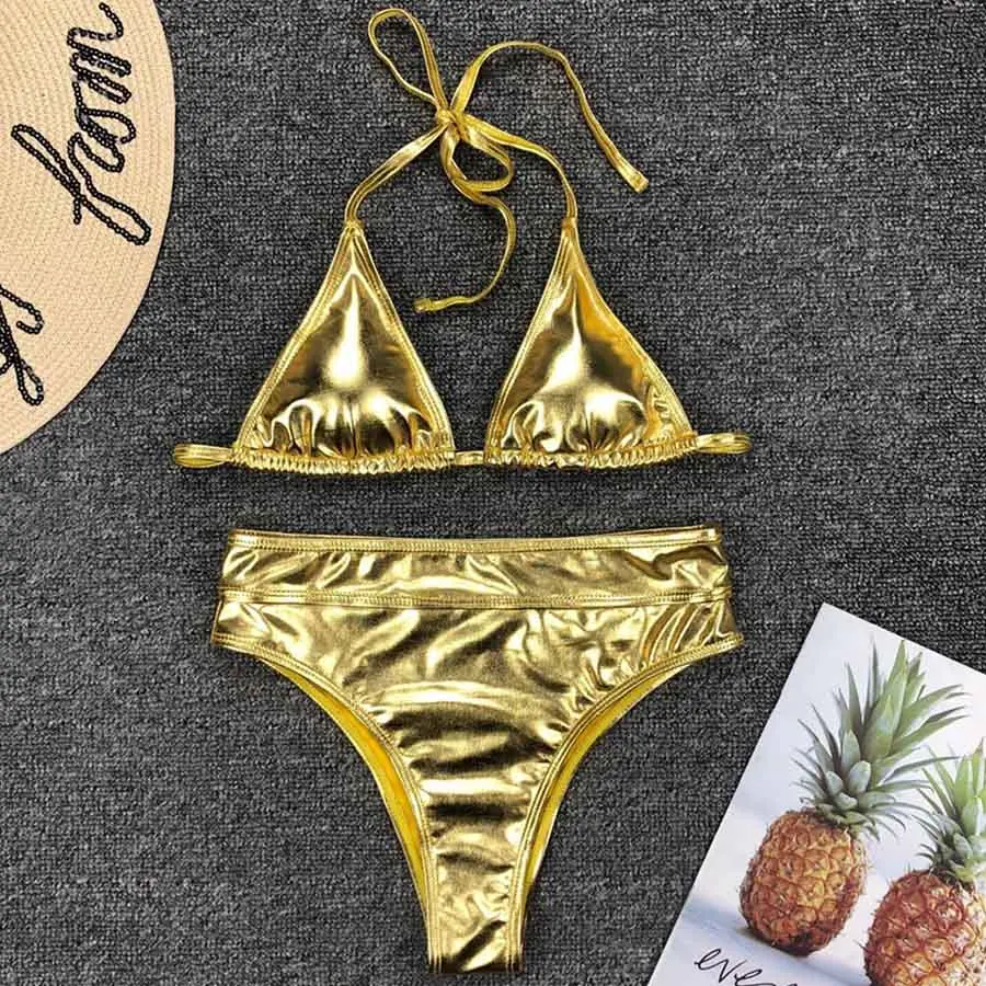 One Piece Swimsuit Women Swimwear V Neck Bathing Suit Monokini