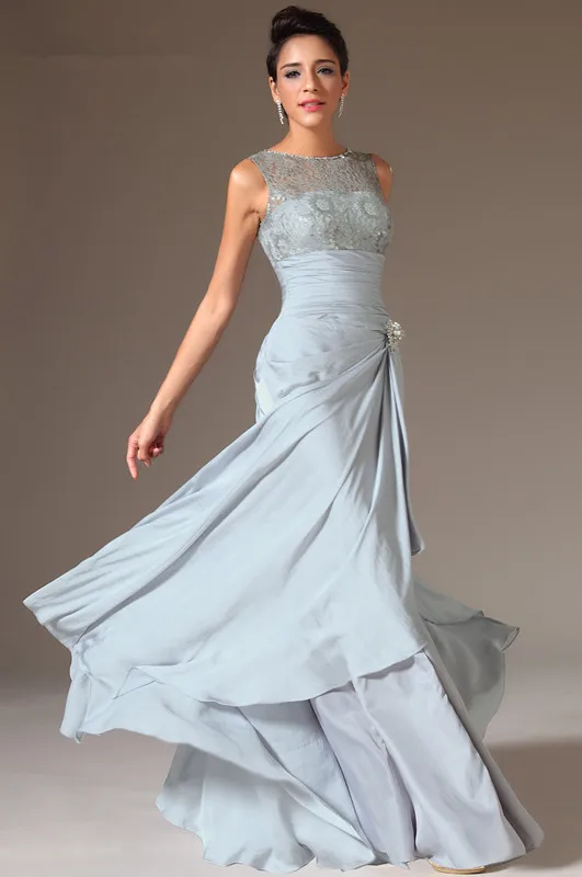 Freeshipping-New-Charming-Tank-Gray-Evening-Dresses (4)