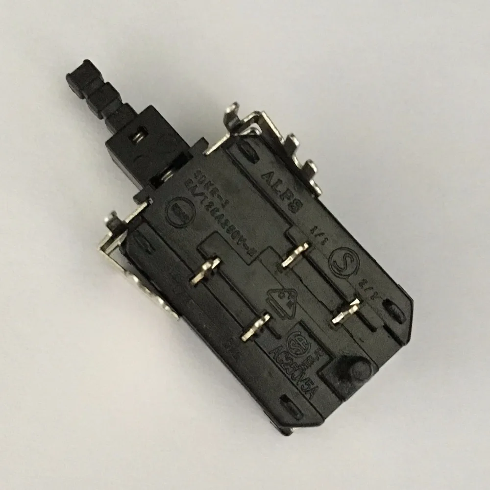 

AC 250V 5A Double Pole Single Throw Power Switch Self-Locked KDC-A10 for Philips TV