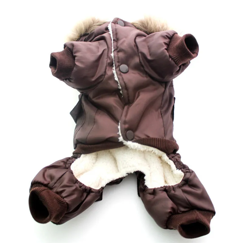 High Qulaity Dog Puppy Winter Jacket Coat USA AIR FORCE Winter Clothes Pets Animals Cat Hoody Warm Jumpsuit Pants Apparel