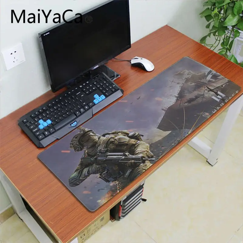 Maiyaca warface красивый коврик для мышки в стиле аниме большой игровой коврик для мыши - Цвет: Lock Edge 30x60cm