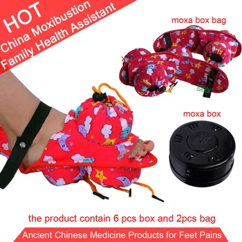 

Wholesale Retail Feet Moxa Device Box and Cotton Bag Relax Massage Foot Muscle Pains