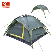 Outdoor lazy quick tent camping tent double open automatic tent rain riot waterproof hiking tent