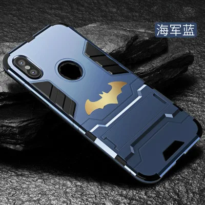 Роскошный чехол с изображением Бэтмена для iphone 6 6s 7 8 plus защитный жесткий из