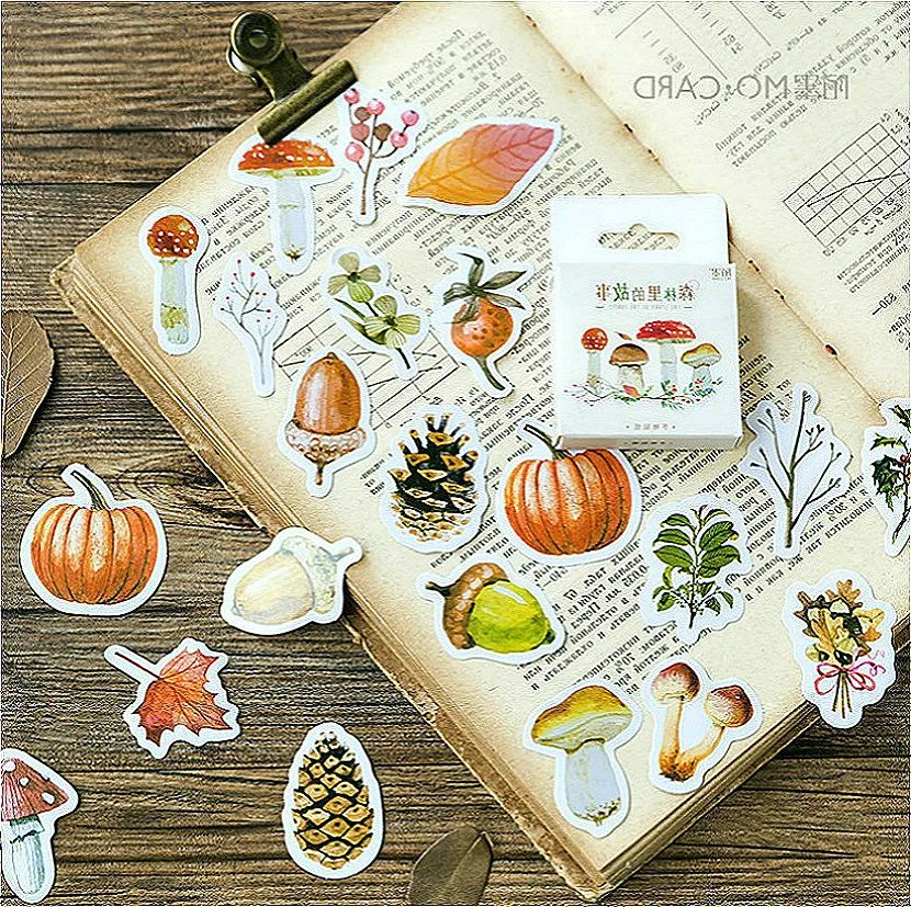 

40pcs/pack Silva Story Totem Calendar Stickers Pack Posted It Kawaii Planner Scrapbooking Memo Pads Office Accessories