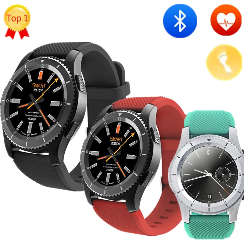 

[IN STOCK] No.1 G8 Smartwatch Bluetooth 4.0 SIM Call Message Reminder Heart Rate Monitor Smart watchs For Android Apple