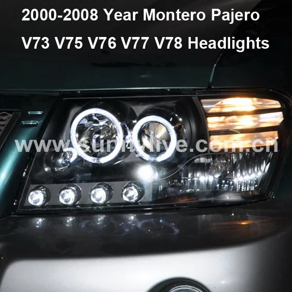 2000-2008 год для Mitsubishi Montero Pajero V73 V75 V76 V77 V78 светодиодный фары LD