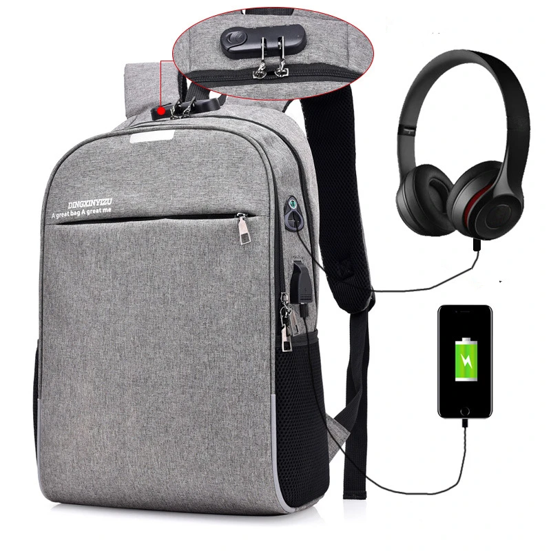 Многофункциональный защита от кражи путешествия рюкзак мужской бизнес-ноутбук рюкзак мужской USB зарядка рюкзаки школьная сумка sac dos homme