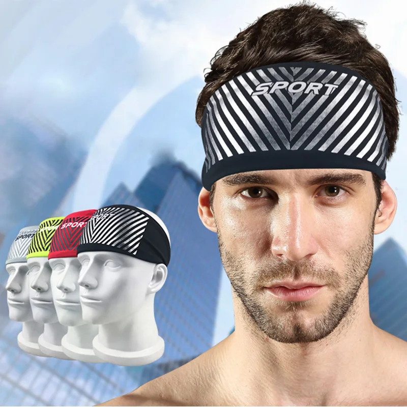 Befusy Lyca абсорбент спорта пота повязка эластичный Sweatband для Для мужчин и Для Женщин Йога ленты для волос Голова Пота групп Тренажерный зал Спорт