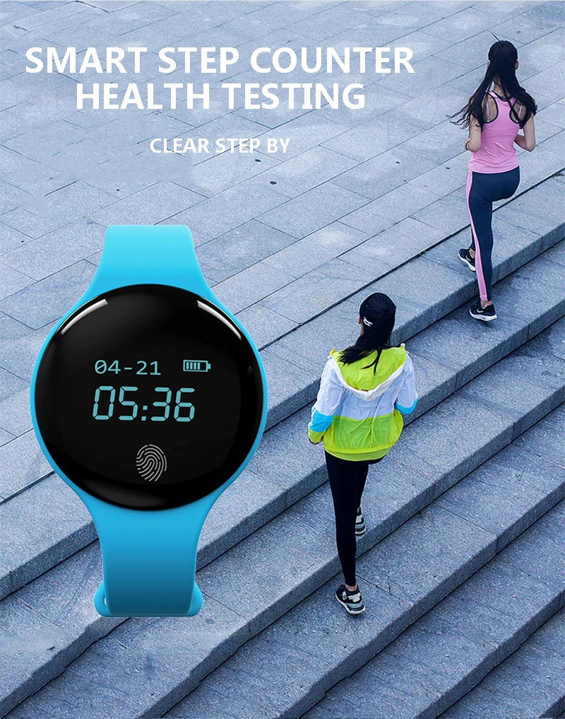 Умные часы с сенсорным экраном обнаружения движения смарт часы Спорт Фитнес для мужчин женщин Носимых устройств для IOS Android
