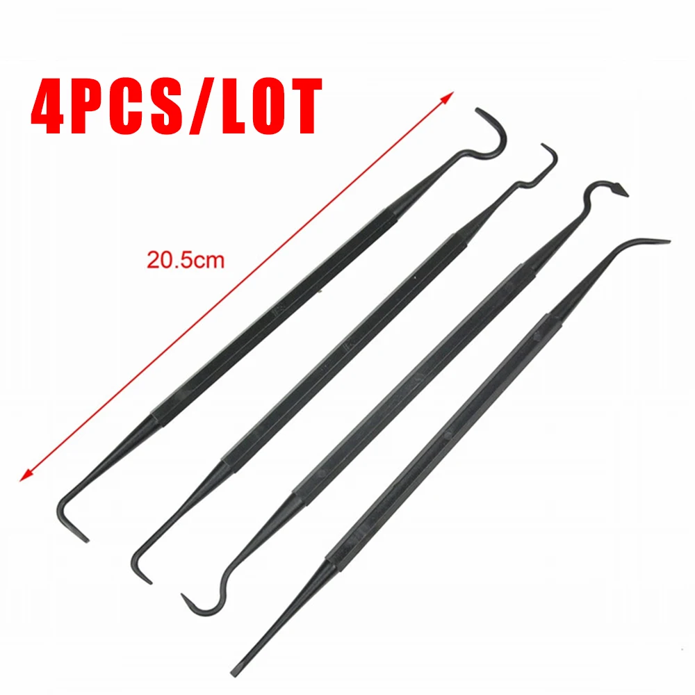 

4Pcs/Set Gun Cleaning Tools Nylon Pick Set Rifle Hunting Airsoft sports Universal Double Ended Portable Tube Cleaner Brush Hook