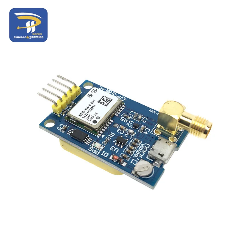 Gps Neo-6m модуль спутникового позиционирования макетная плата NEO-7M 7 м для Arduino STM32 C51 51 MCU микроконтроллер