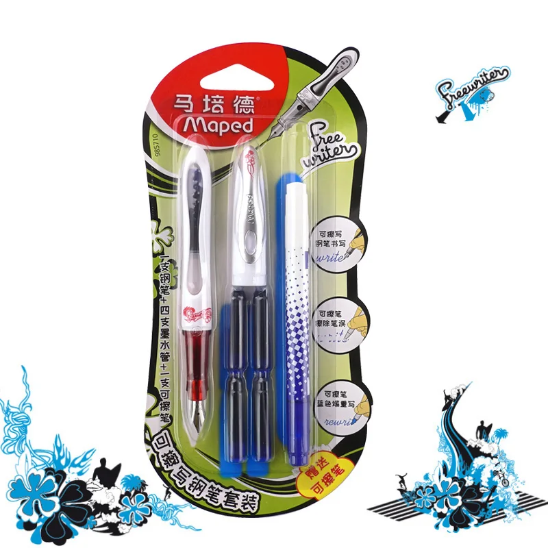 Maped Erasable pen set CH985710 erasable ink pen calligraphy with