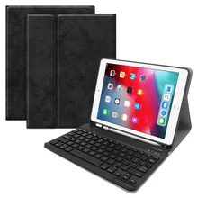 Kemile For iPad mini 5 Keyboare W pencil holder Leather Protective Case stand Cover For iPad mini 4/5 7.9 Keyboard Keypad klavye