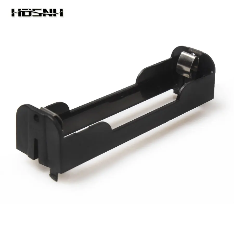 

New Arrival 20pcs/lot 18650 Card-bit Holder Suspended Black Spring Plastic Case For 3.7V Rechargeable Lithium Battery