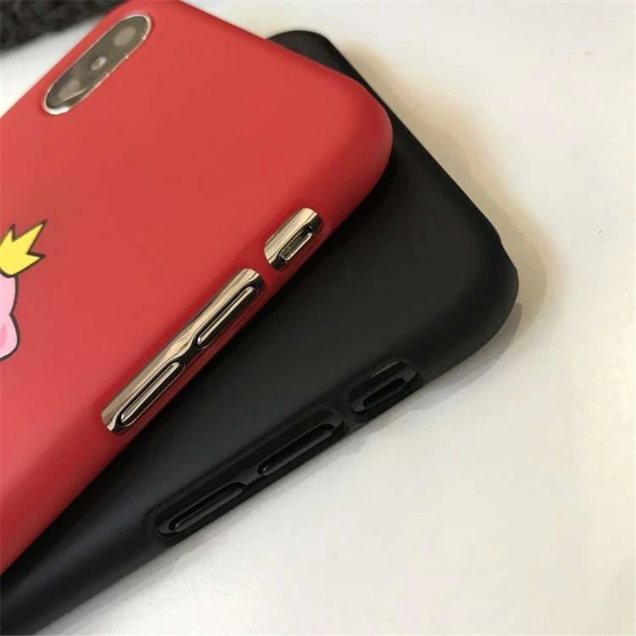 Cartoon Animal Gentleman Pig Phone Cases For iphone 7 coque Love Heart Ultra Thin Hard PC Shell Cover For iphone 6 6S 7 8 Plus X