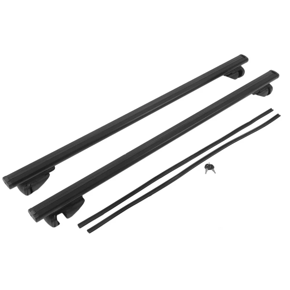

132CM Car Roof Rack Lockable Car Cross Bars Universal Cargo Luggage Carrier Lightweight Roof Rail With Anti-Theft Lock