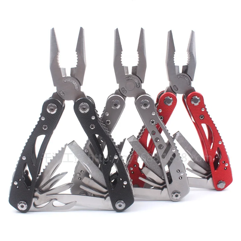

10pcs/lot Outdoor Multitool Pliers Repair Pocket Knife Fold Screwdriver set Hand Multi Tool EDC Folding Pocket Portable Fishing