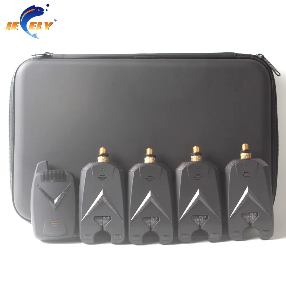 JY-68-4 Fishing bite alarm wireless fishing bite alarm set 8 LED for carp fishing bite alarm set (4alarm+1receiver) JY-68-4 Fishing bite alarm wireless fishing bite alarm set 8 LED for carp fishing bite alarm set (4alarm+1receiver)