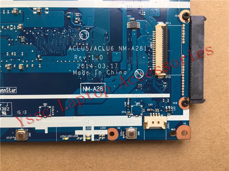 Бесплатная доставка NM A281 материнская плата для ноутбука Lenovo G50 45 (для AMD A6 6310 CPU)