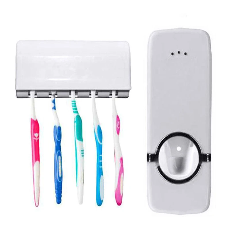

Automatic toothpaste squeezer toothpaste/bathroom toothpaste holder/sucking wall wash set dustproof toothbrush holder