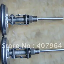 Регулируемый биметаллический термометр из нержавеющей стали, SS304, 0 C/550 C