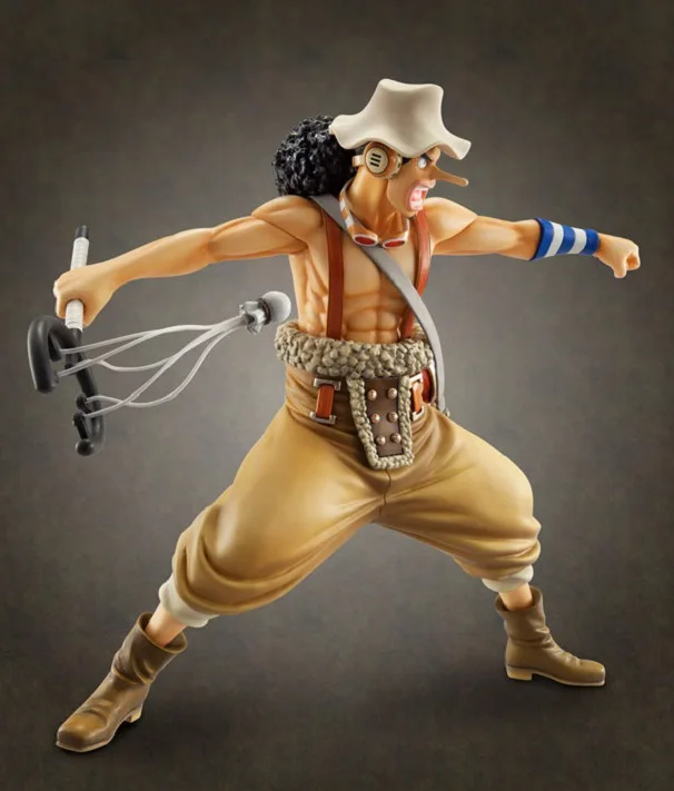New Hot Sale POP ONE PIECE The Straw Hat Pirates Sniper GOD Usopp 23CM 