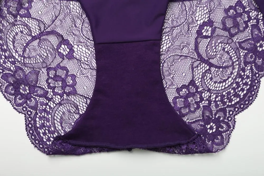 plus size panties New Arrival Women Sexy Lace Panty Women Low Waist Cotton Underwear Sexy Transparent Under wear Ladies high waisted underwear tummy control