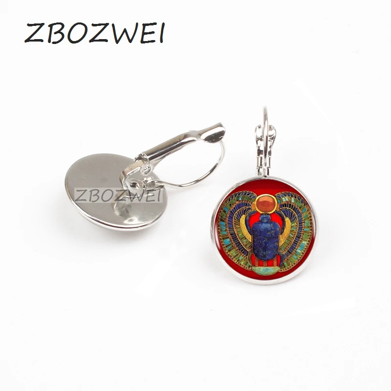 

ZBOZWEI Fashion Egyptian Scarab earring, ancient egypt jewelry Egypt earring Egyptian jewelry For Women,3colors for choosing