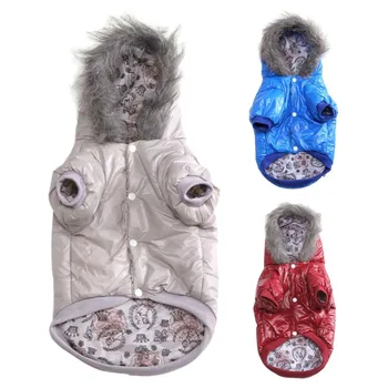 

Winter Pet Dog Clothes Jacket Waterproof Coat Hoodies for Chihuahua Small Medium Dogs Puppy Warm Down Bulldog Pug Clothes