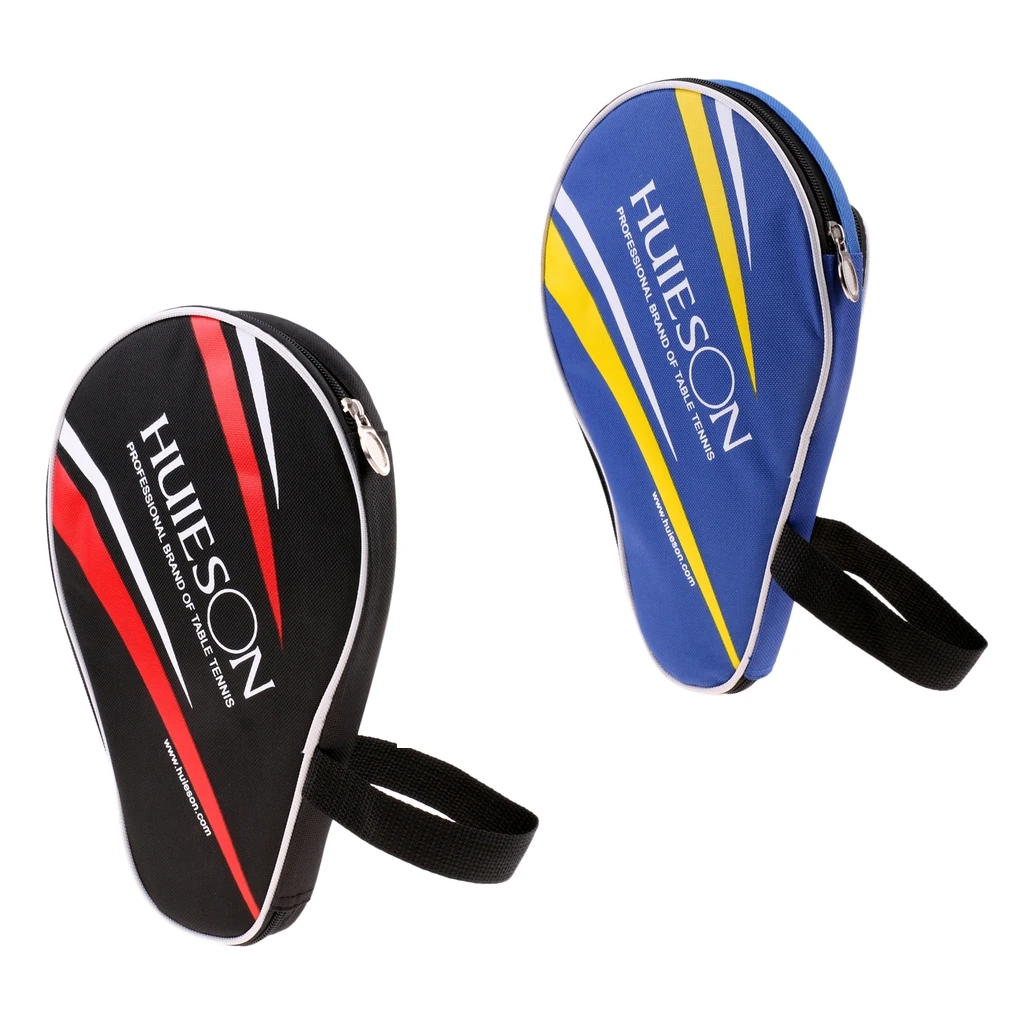 1 Pcs Oxford Cloth Table Tennis Case Racket&Ball Bag Ping Pong Paddle Bat Cover Pouch Storage Protector Racquet Sport Blue/Black