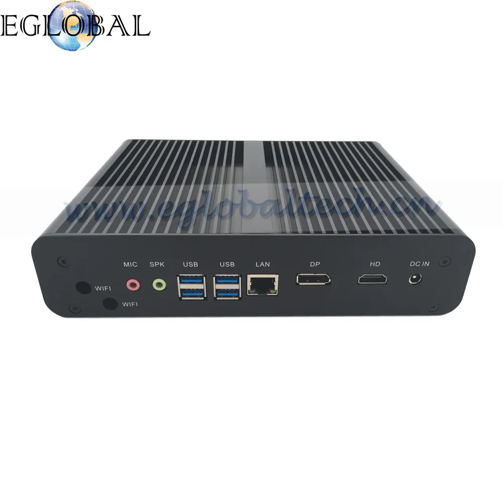 Eglobal Мини ПК 6th поколения процессор Core I7 6500U 6600U Intel Nuc безвентиляторный мини ПК Windows10 Desktop системный блок компьютера ТВ коробка DP