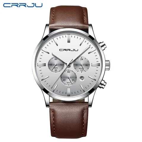 Men Military Sport Watches Mens Chronograph Analog Watch Waterproof Stainless Steel Quartz Male Clock Relogio Masculino