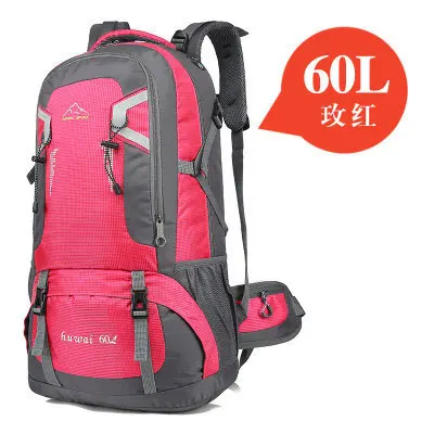 MoneRffi, 60л/40л, рюкзак для мужчин, подъем через usb, зарядка, рюкзак, школьная сумка для подростков, рюкзаки для путешествий, женские,, сумка для улицы - Цвет: pink 60L