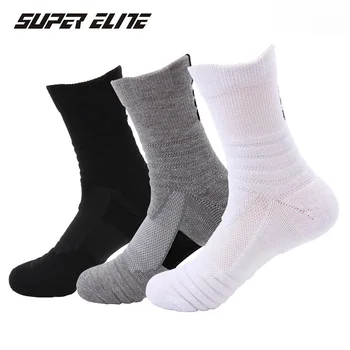 

2pairs/ New Limited Professional Sports Socks Contrast Color High Tube Bottom Anti Slip Sport Men Women