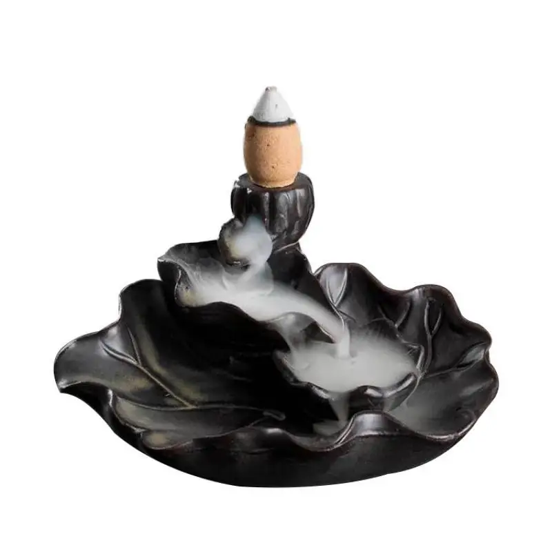 Backflow Incense Burner Ceramic Aromatherapy Furnace Mountain Shape