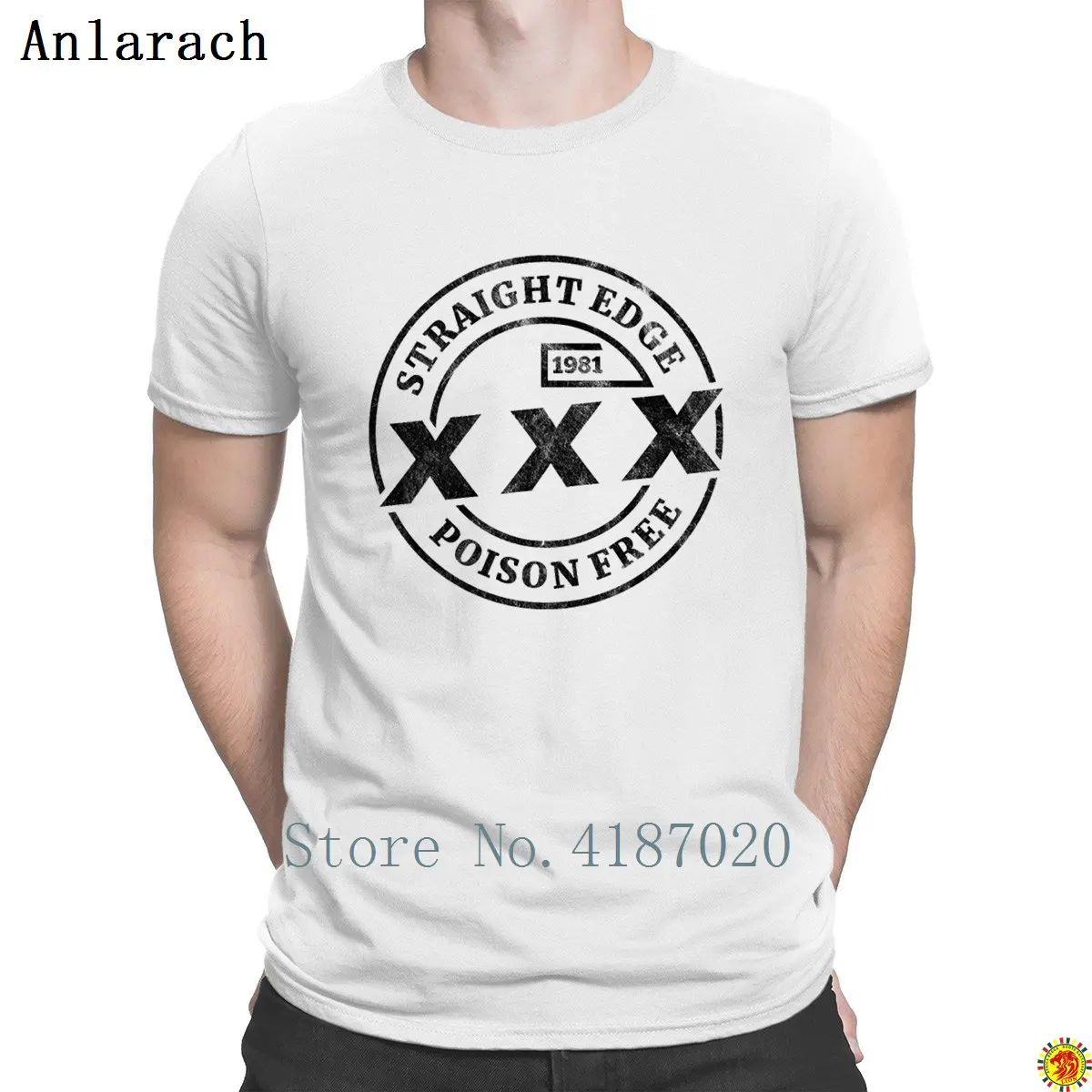 

Straight Edge Xxx Poison Free Design T-Shirts 2018 Hip Hop Cheap Customize Men's Tshirt Slim Fit Short Sleeve Comical Novelty