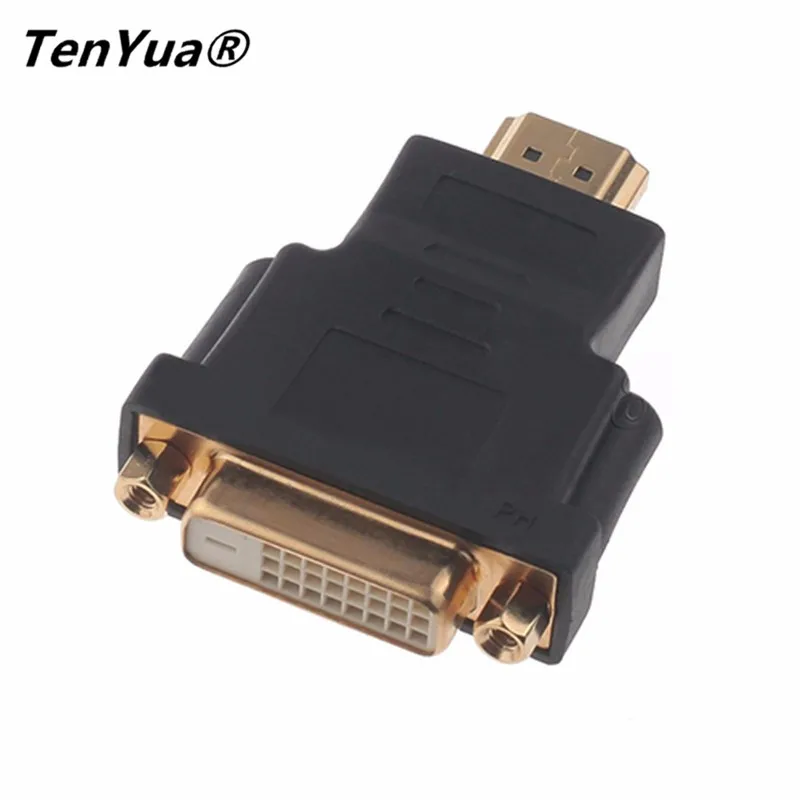 

Home Audio HDMI Male To DVI-D Female 24+1 DVI Cord Cable Converter Adapter