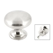 Серебряный Тон Металлический Шкаф Шкаф Ящика Потяните Knobs Scr Набор 5 Шт.