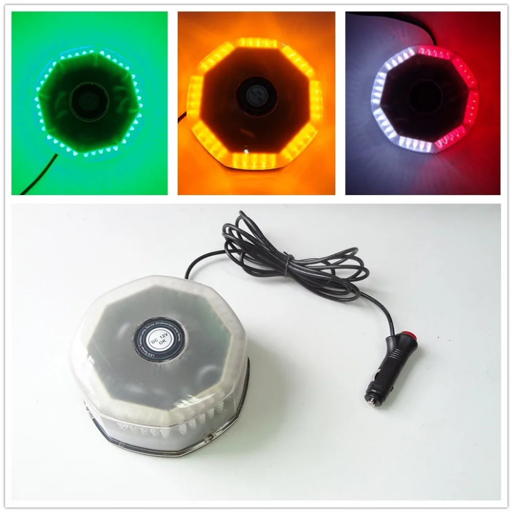 01020 New 12V 240LED Car stroboscope flash led light Ambulance Fireman