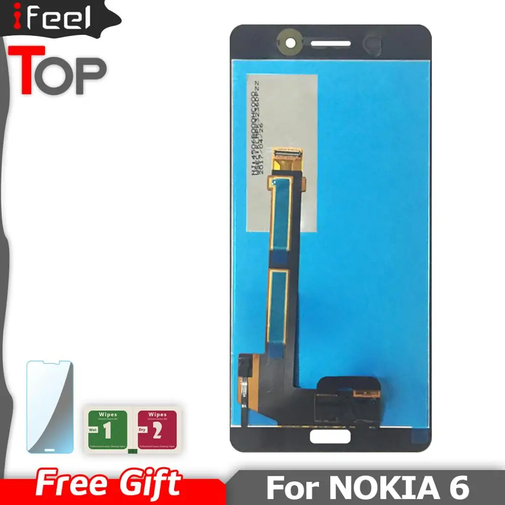 

5.5" For Nokia 6 N6 TA-1021 TA-1033 TA-1025 LCD Display Digitizer Touch Panel Screen Assembly