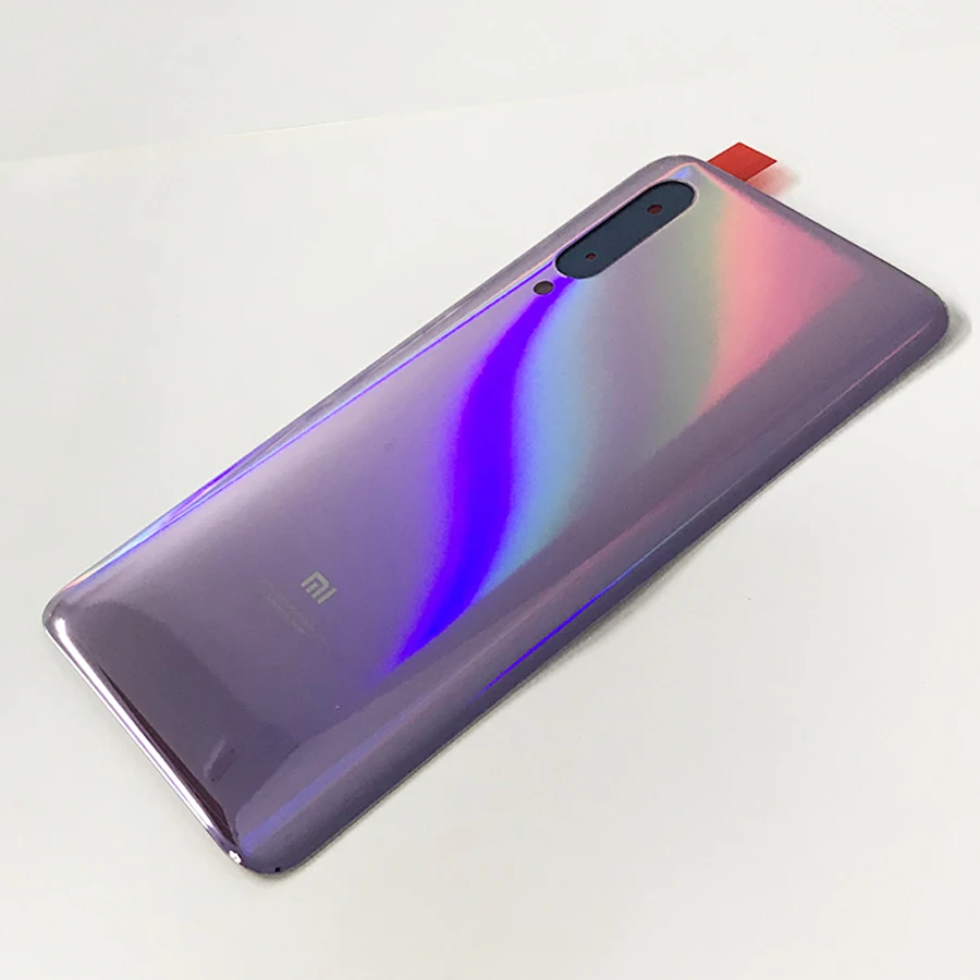 Лучший для Xiaomi mi 9 mi 9 M9 Крышка батарейного отсека задняя дверь корпус стеклянная панель шасси с клейкой лентой