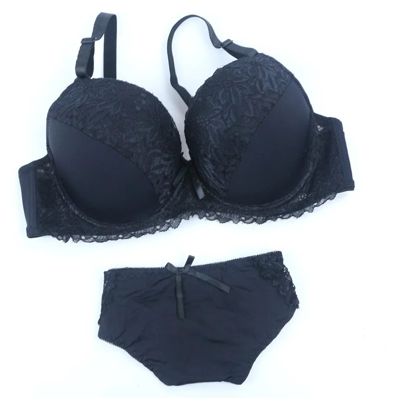 38D 40D 42D Large size women bra set White Beige Black Red