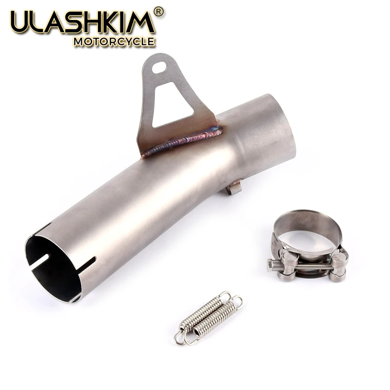 Motorcycle Exhaust Accessories Connect Stainless Steel Link Middle Pipe