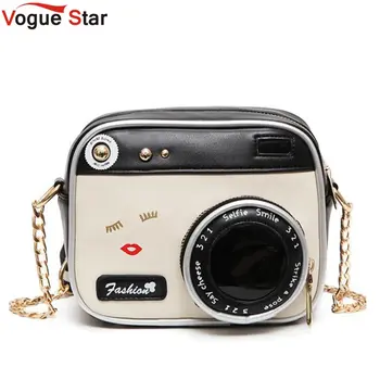 

Camera Shape Shoulder Bag Personality Camera Modeling Bag Women Messenger Chain Bag Cheap Women Handbags Purse Wallet LB416