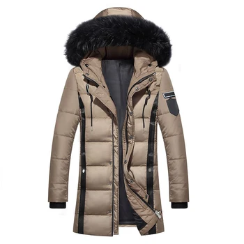 

2017 Winter Men Cotton & Parkas Cotton-padded Jackets Men' s Casual Cotton Jackets Thicken Coats OverCoat Warm Clothing