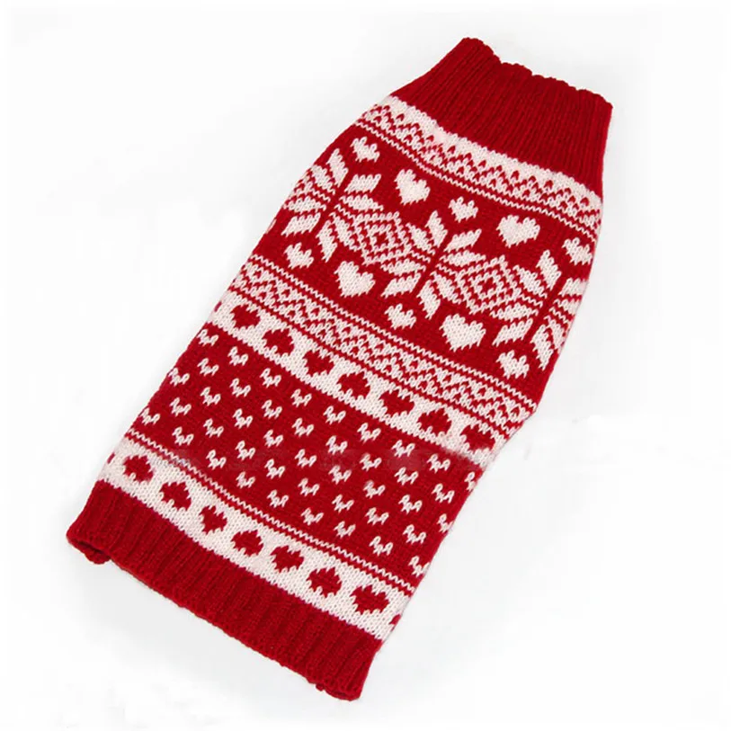 Chistmas Dog Clothes Warm Puppy Pet Jacket Coat Winter Dog Clothes Cute Snow Sweater Clothing For Small Dogs Chihuahua #F#40OT10 (3)
