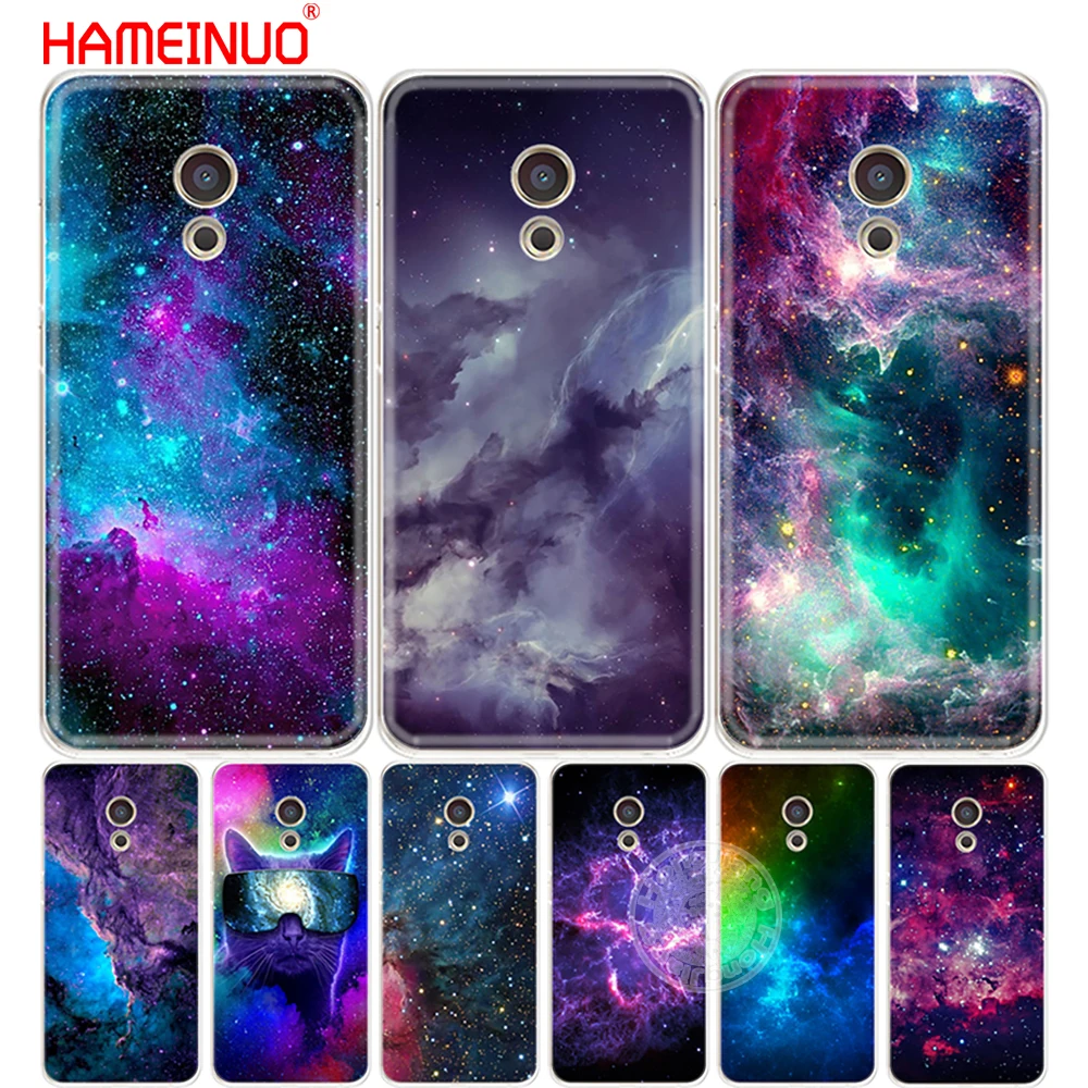 HAMEINUO красочные пространства для galaxy Вселенная крышка чехол для телефона для Meizu M5 M5S M6 M2 M3 M3S MX4 MX5 MX6 PRO 6 5 U10 U20 note plus